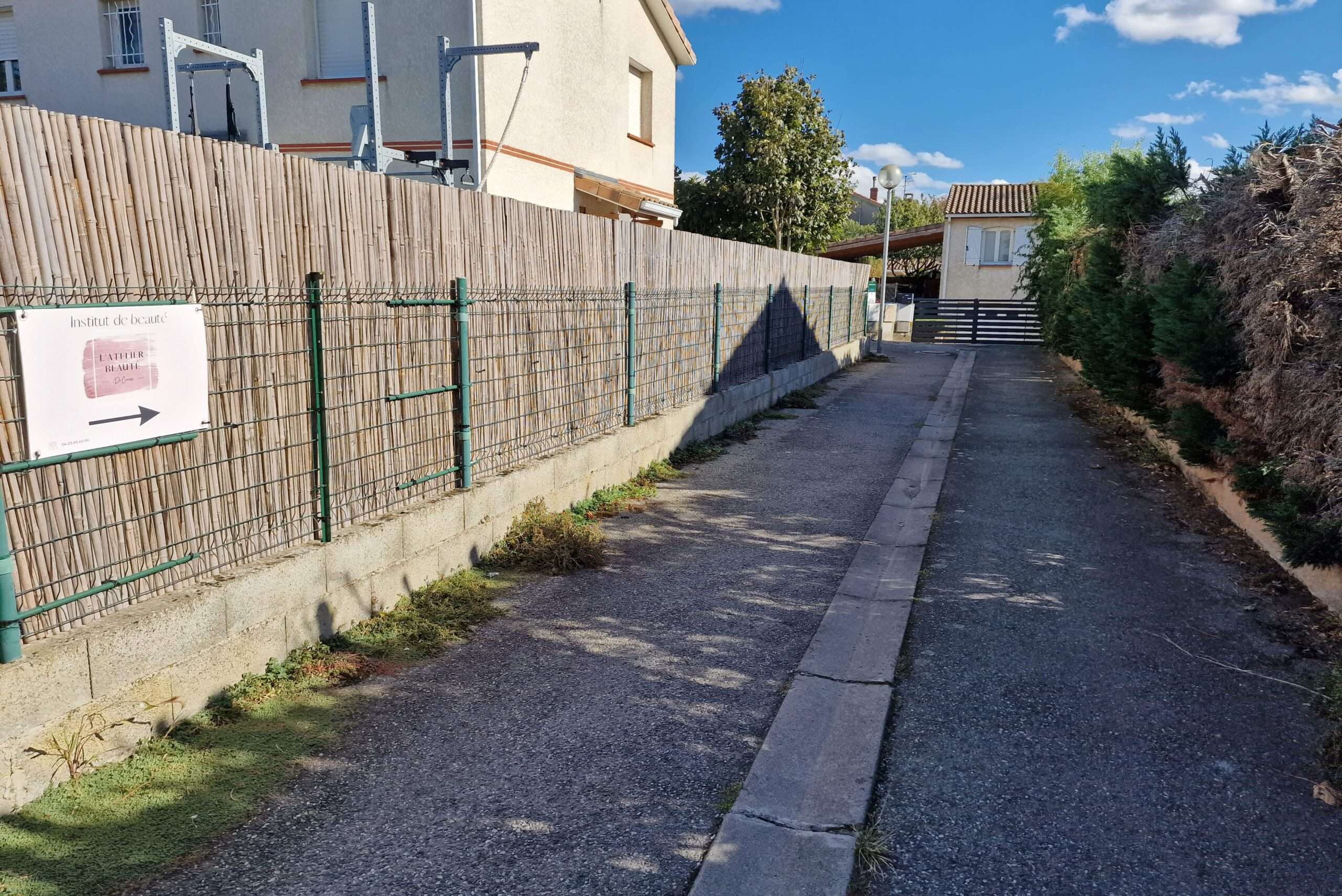 Chemin impasse l'atelier beauté de Camille